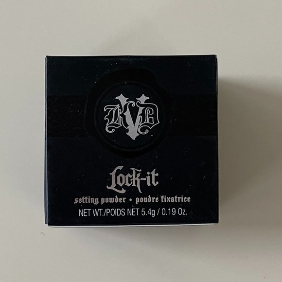 KVD Beauty Lock-It Mini Setting Powder 5.4g Kat Von D Vegan BNIB - Picture 2 of 4